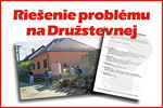 Riešenie problému na Družstevnej - zaujíma nás váš názor - propagačný banner