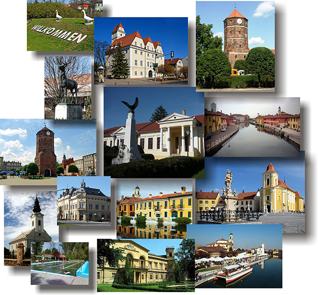 Partnerské mestá - koláž Partnerské mestá - koláž