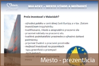 Mesto - prezent&aacute;cia