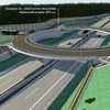 Vizualizácia križovatky D2-Rohožník