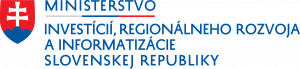 Ministerstvo investícií, regionálneho rozvoja a informatizácie SR - logo Ministerstvo investícií, regionálneho rozvoja a informatizácie SR - logo